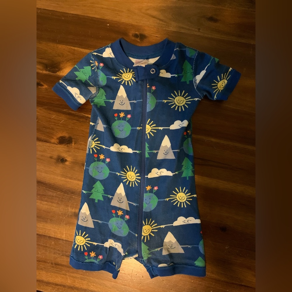 Hanna Anderson short pajama romper